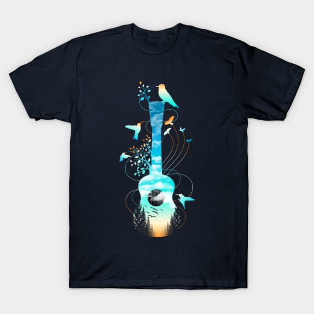 Strings T-Shirt by flintsky